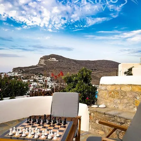 Traditional Maisonette With Picturesque Chora View Folegandros Town Exterior photo